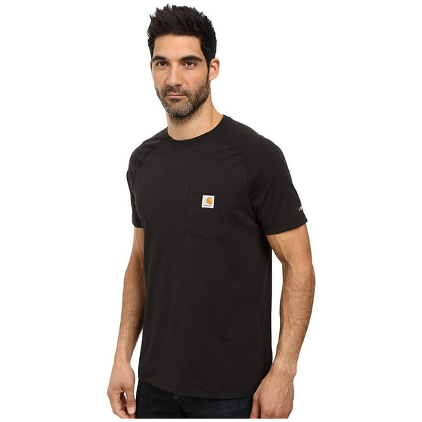 CARHARTT FORCE DELMONT COTTON S/S T-SHIRT IN BLACK  SIZE 3XL    NEW
